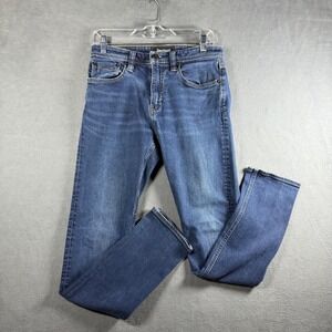 Revtown Jeans Men's 30x32 Blue Tapered Stretch Denim Pants Medium Wash Modern